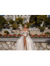 Off Shoulder Beaded Lace Tulle Princess Wedding Dress